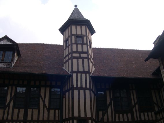  tourelle, maison à pans de bois